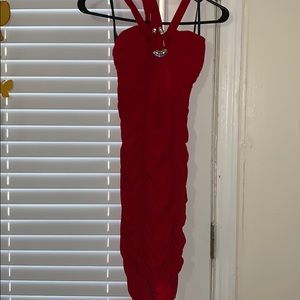 Sexy red dress